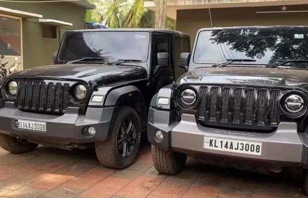 Cảnh sát thu giữ 2 chiếc SUV địa hình vì dùng cùng biển số