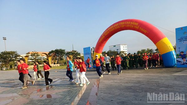 Cao Bằng: Phát động mỗi người dân chọn một môn thể thao để tập luyện