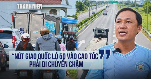 Cao tốc Bến Lức - Long Thành thông xe, nút giao quốc lộ 50 ùn ứ giờ cao điểm