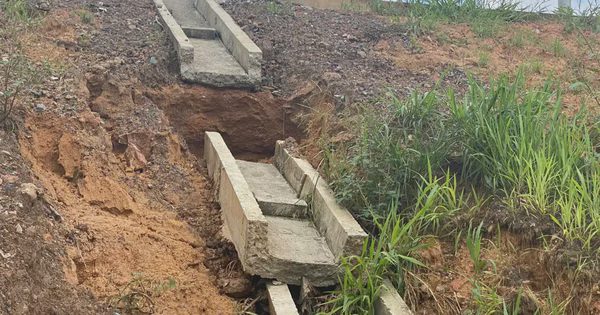 Cao tốc Biên Hòa - Vũng Tàu xói lở