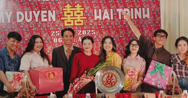 Cặp đôi làm lễ ăn hỏi như thời ba mẹ, bạn bè tặng cái mâm, bịch đường