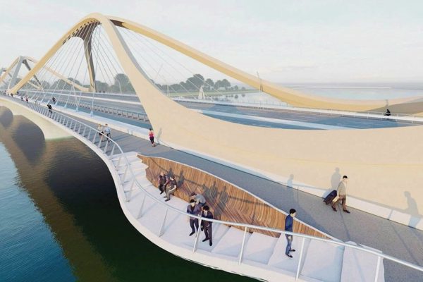 Cầu Trần Hưng Đạo: Từ “vòm vô cực” đến thách thức kỹ thuật trên sông Hồng