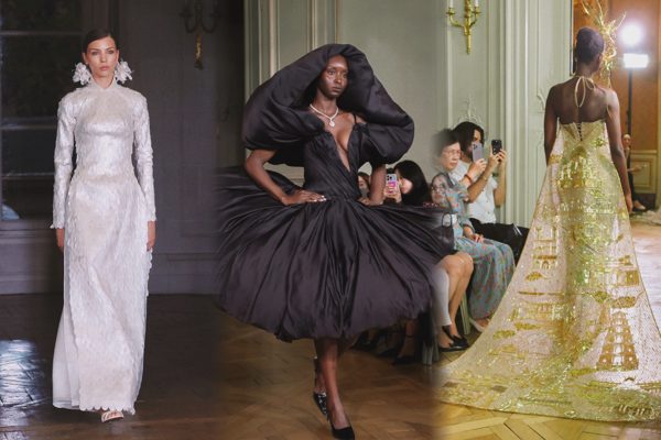 Cầu Trường Tiền, mưa Huế xuất hiện trên sàn diễn thời trang Pháp