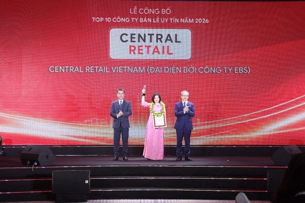 Central Retail Việt Nam tiếp tục đứng đầu Top 10 Công ty uy tín ngành Bán lẻ năm 2026