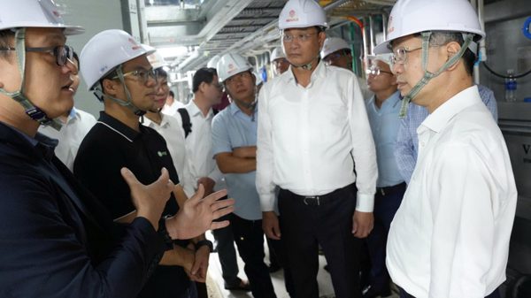 Chánh án Tòa án nhân dân tối cao Nguyễn Văn Quảng khảo sát tiến độ dự án Fab-Lab tại Đà Nẵng