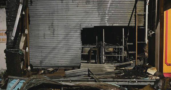 Cháy tiệm bán đồ ăn ở Lâm Đồng lúc rạng sáng