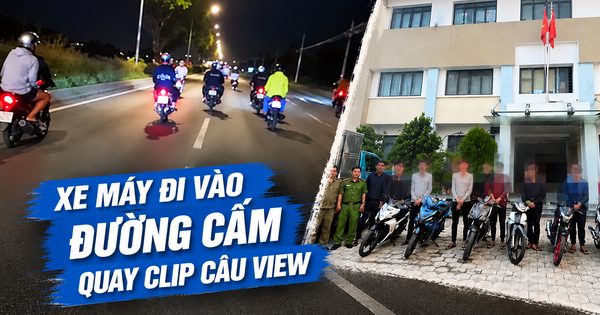 Chạy xe máy vào đường cấm để câu view, bị CSGT TP.HCM xử lý