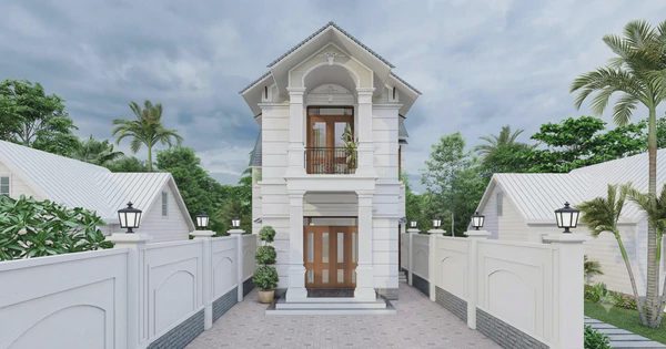Chi phí xây nhà mái Thái 2 tầng 80m² khoảng bao nhiêu?