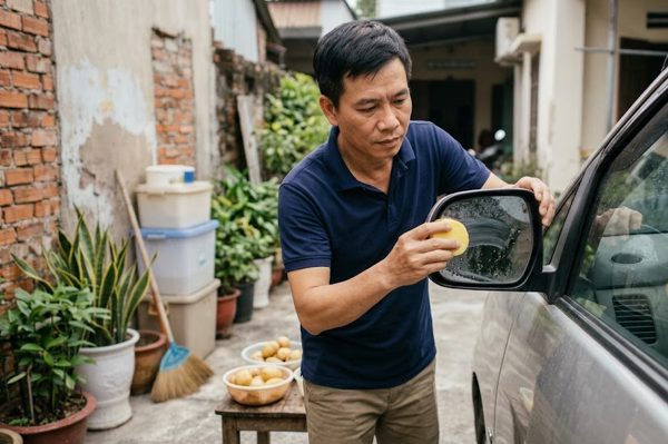 Chống đọng nước gương chiếu hậu ô tô chỉ với 7 cách đơn giản sau