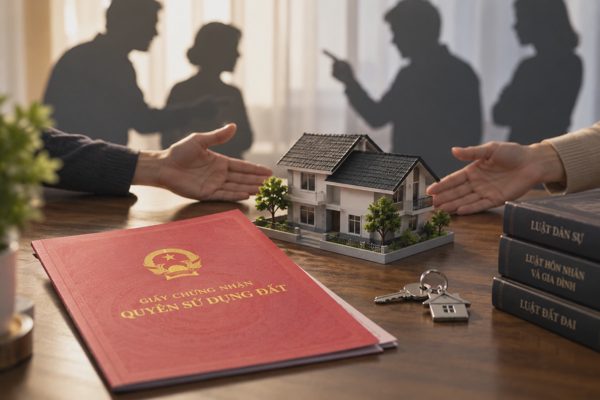 Chồng mất, vợ có phải chia nhà cho anh chị chồng?