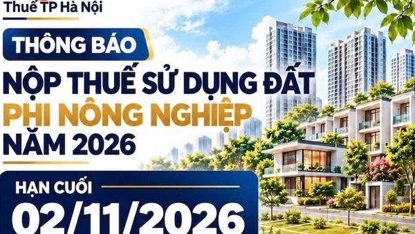 Chủ động nộp thuế sử dụng đất phi nông nghiệp đúng hạn
