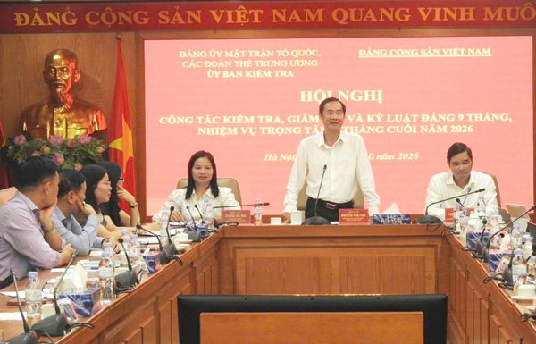 Chủ động thực hiện công tác kiểm tra, giám sát, góp phần giữ nghiêm kỷ luật của Đảng