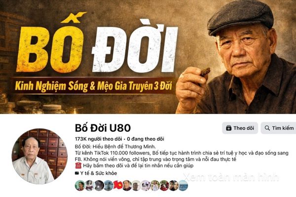Chủ tài khoản 'Bố Đời U80' bị điều tra