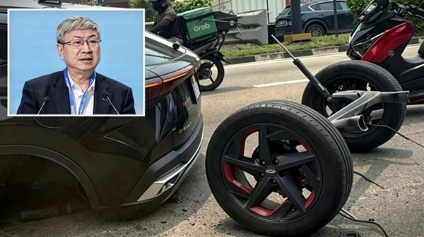 Chủ tịch Chery xin lỗi về sự cố ô tô rụng cầu sau tại Malaysia