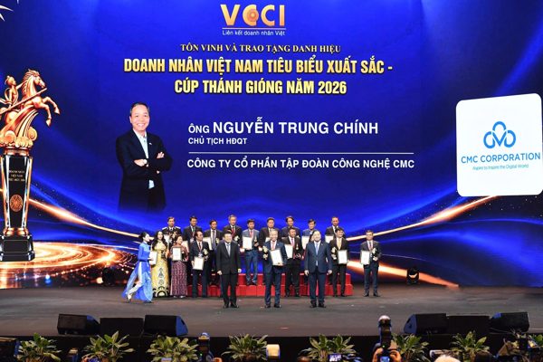 Chủ tịch CMC nhận giải Doanh nhân Việt Nam tiêu biểu - Cúp Thánh Gióng năm 2026