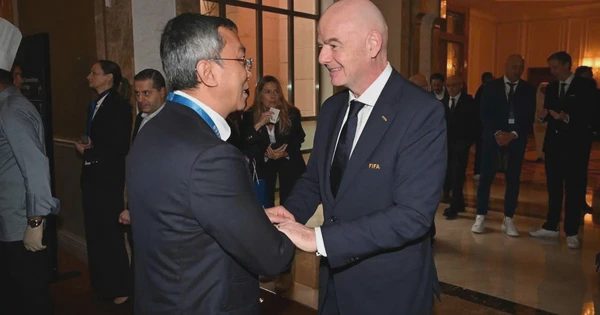 Chủ tịch FIFA có mặt ở Hà Nội trưa 26.8, lưu trú tại khách sạn sang trọng phố Lý Thái Tổ
