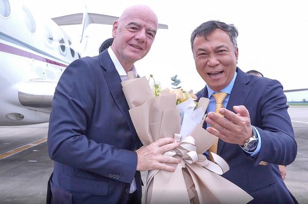 Chủ tịch FIFA tới Hà Nội, sắp có mặt tại Mỹ Đình