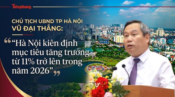 Chủ tịch Hà Nội: Không chạy theo tăng trưởng bằng mọi giá mà phải thực chất, bền vững