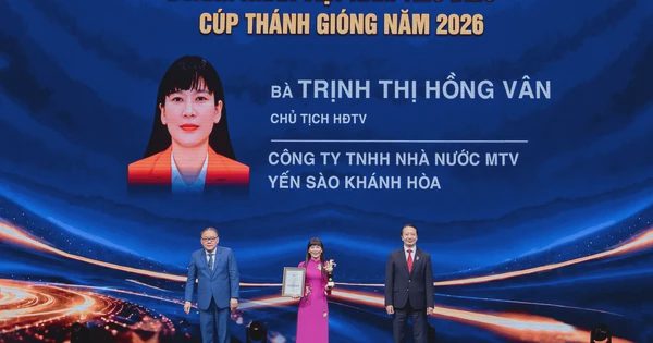 Chủ tịch HĐTV Công ty Yến sào Khánh Hòa vinh dự nhận Cúp Thánh Gióng năm 2026