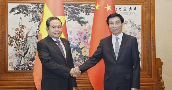 Chủ tịch Quốc hội hội kiến Chủ tịch Chính hiệp toàn quốc Trung Quốc Vương Hộ Ninh