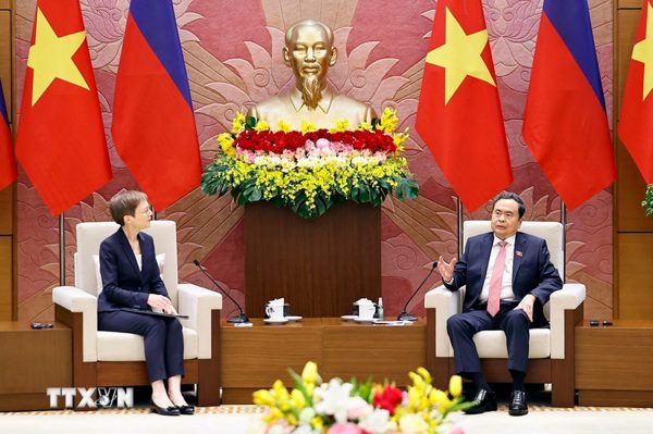 Chủ tịch Quốc hội Trần Thanh Mẫn hội kiến Thủ tướng Liechtenstein
