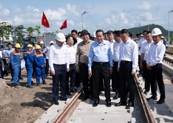 Chủ tịch Quốc hội Trần Thanh Mẫn kiểm tra tiến độ các dự án phục vụ APEC 2027