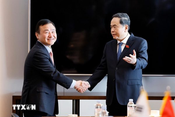 Chủ tịch Quốc hội Trần Thanh Mẫn tiếp lãnh đạo một số tập đoàn lớn của Hàn Quốc