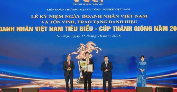 Chủ tịch TTC Energy Đặng Huỳnh Anh Tuấn được vinh danh Cúp Thánh Gióng 2026