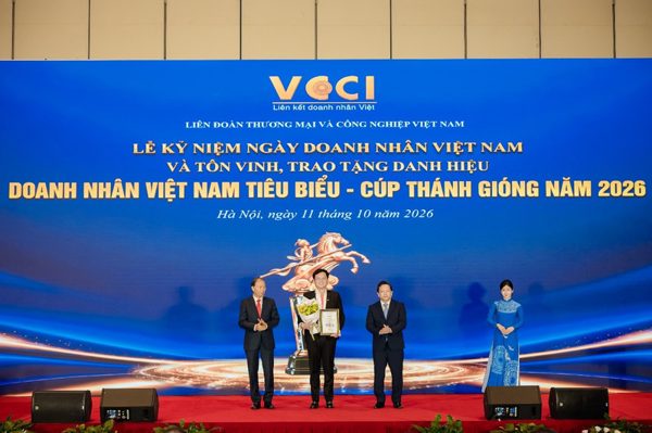 Chủ tịch TTC Energy Đặng Huỳnh Anh Tuấn được vinh danh Doanh nhân Việt Nam tiêu biểu - Cúp Thánh Gióng 2026