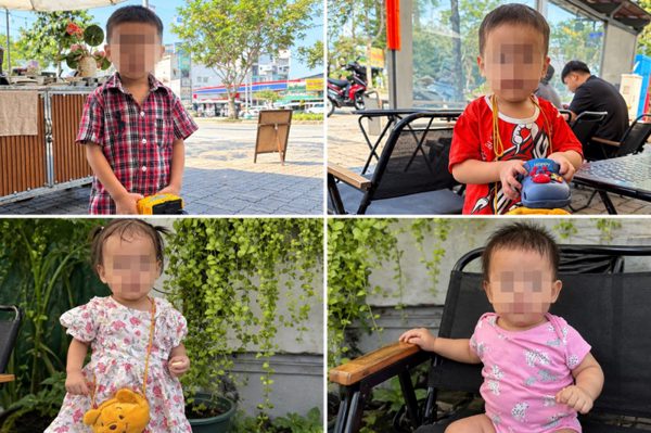 Chưa có ai đến nhận 4 trẻ bị bỏ rơi trước cổng chùa ở TPHCM