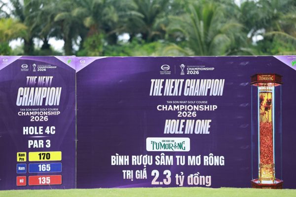 Chung kết Tan Son Nhat Golf Course Championship 2026: Cùng một ngày, trao xe Maserati và Bình Sâm Ngọc Linh 2,3 tỷ đồng