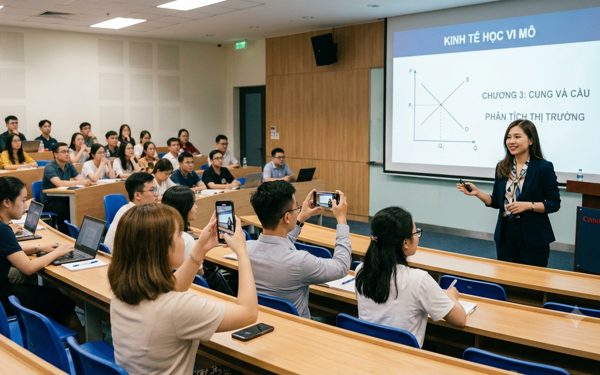 Chụp hình giảng viên đang dạy rồi đăng trên mạng xã hội, lỗi nhỏ cũng thành chuyện to