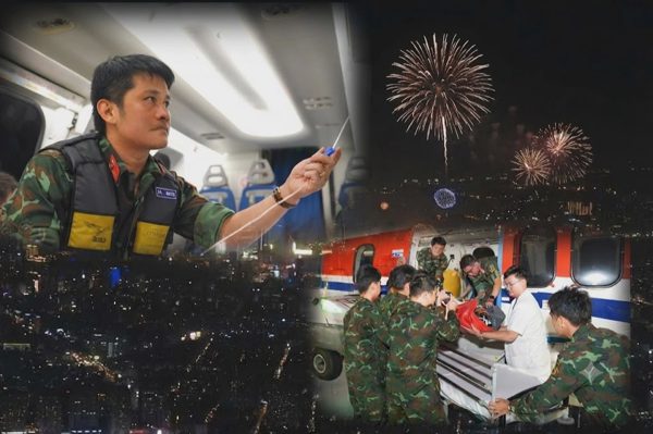 Chuyến bay cấp cứu đặc biệt giữa lúc TPHCM bắn pháo hoa mừng Quốc khánh