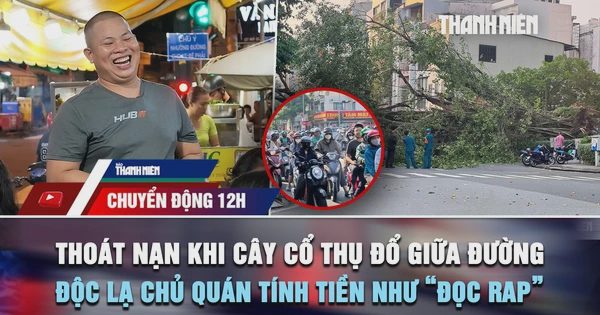 Chuyển động 12h: Thoát nạn khi cây cổ thụ đổ giữa đường trung tâm TP.HCM | Độc lạ chủ quán tính tiền như 'bắn rap'