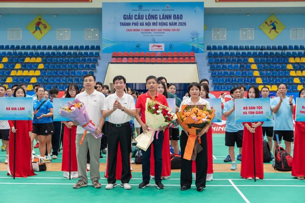 Ciputra Hanoi đồng hành cùng Giải Cầu lông Lãnh đạo Hà Nội mở rộng năm 2026