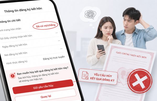Cô gái 26 tuổi đăng ký kết hôn trực tuyến 'cho vui' rồi xin hủy kết quả