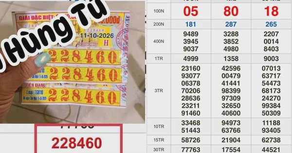 Con rể mua 3 tờ vé số tặng mẹ vợ, trúng độc đắc xổ số miền Nam