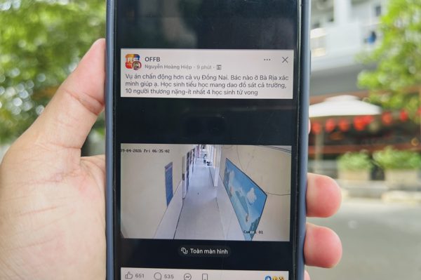 Công an Bà Rịa bác tin đồn sai sự thật vụ nam sinh tấn công bạn học