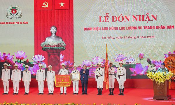 Công an Đà Nẵng nhận danh hiệu Anh hùng Lực lượng vũ trang nhân dân
