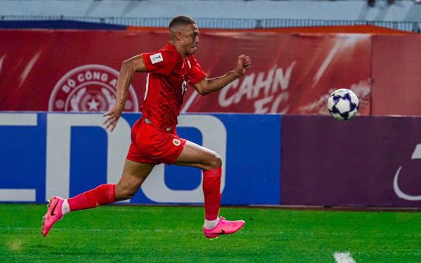 Công An Hà Nội - CLB Hà Nội (hiệp 1) 0-1: Xuân Mạnh mở tỉ số