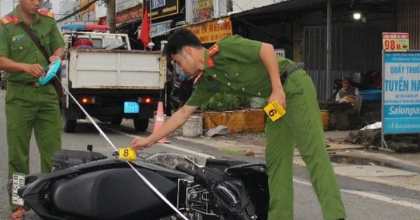 Công an tỉnh An Giang điều tra người tông CSGT khi được yêu cầu dừng xe