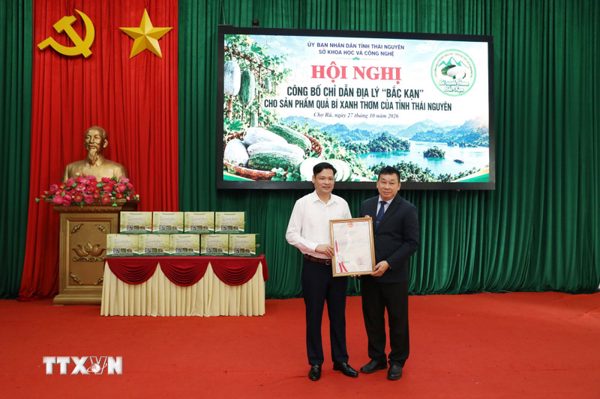 Công bố chỉ dẫn địa lý 'Bắc Kạn' cho sản phẩm bí xanh thơm