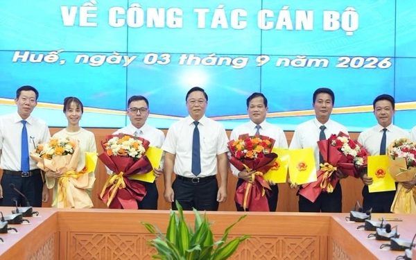 Công bố nhân sự lãnh đạo các Sở ở Huế