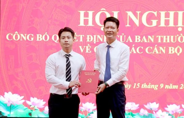 Công bố quyết định của Ban Thường vụ Tỉnh ủy Lào Cai về công tác cán bộ