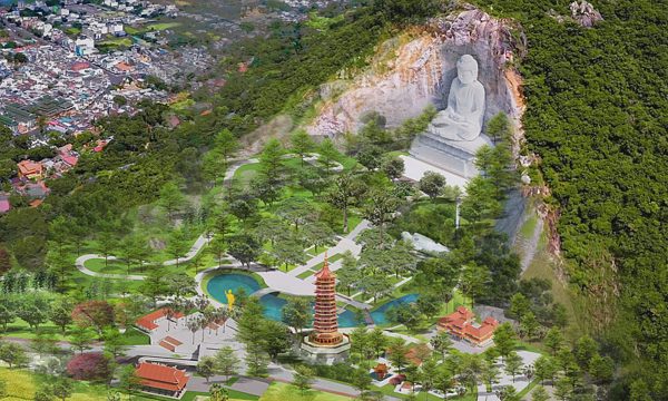 Công viên tượng Phật 81 m ở Núi Sam được thiết kế ra sao?