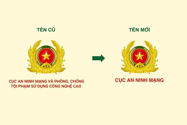 Cục An ninh mạng và phòng, chống tội phạm sử dụng công nghệ cao có tên gọi mới