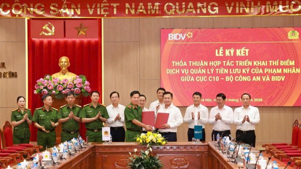 Cục C10 Bộ Công An và BIDV ký kết hợp tác triển khai giải pháp quản lý tiền lưu ký phạm nhân