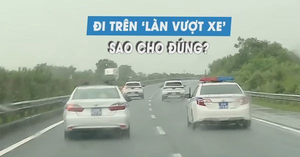Cục CSGT làm mẫu cách chạy trên 'làn vượt xe' cao tốc, tài xế nên xem kỹ
