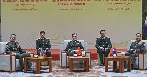 Cuộc gặp thường niên giữa 3 Bộ trưởng Quốc phòng Việt Nam - Lào - Campuchia