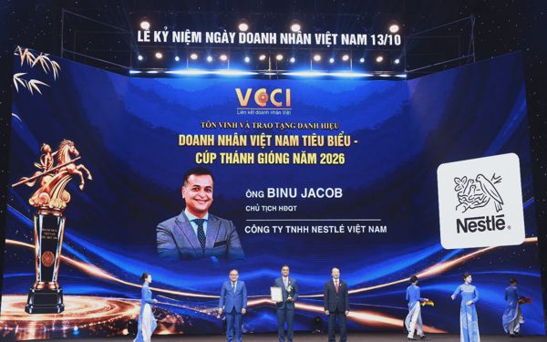 Cúp Thánh Gióng 2026 ghi nhận hành trình phát triển cùng Việt Nam của Nestlé